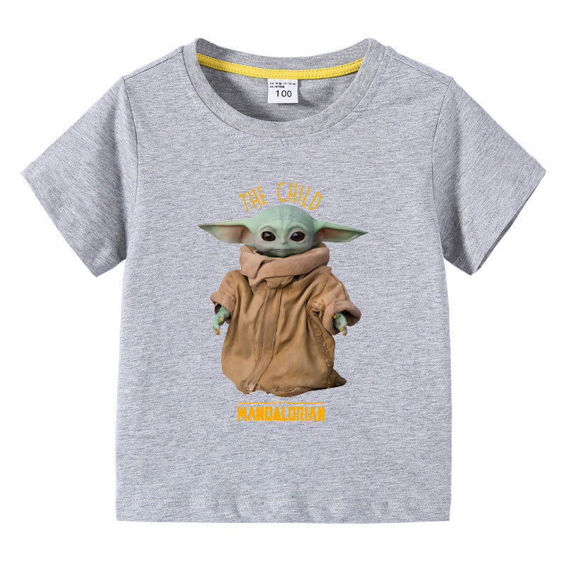 Children's summer short sleeved T-shirt