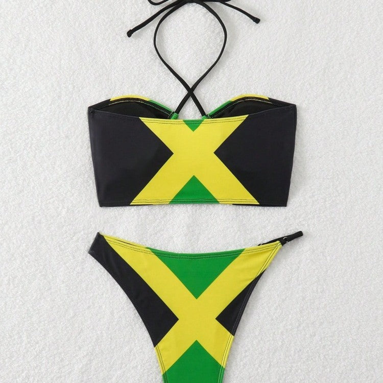 printed bikini