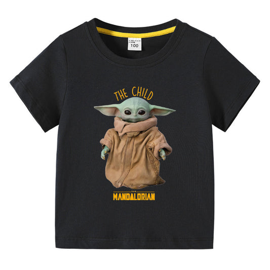 Children's summer short sleeved T-shirt