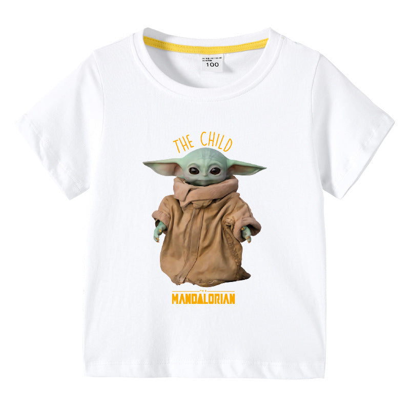 Children's summer short sleeved T-shirt