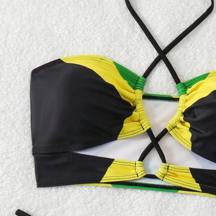 printed bikini