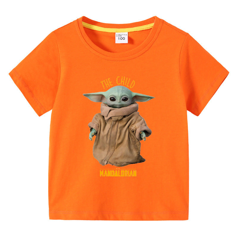 Children's summer short sleeved T-shirt